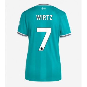 Liverpool Florian Wirtz #7 Jalkapallovaatteet Naisten Kolmaspaita 2025-26 Lyhythihainen